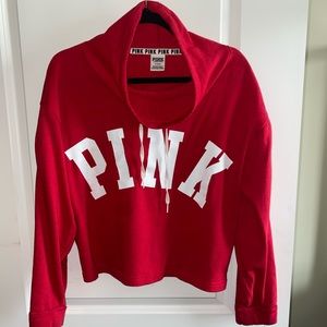 PINK Cropped Pull-over